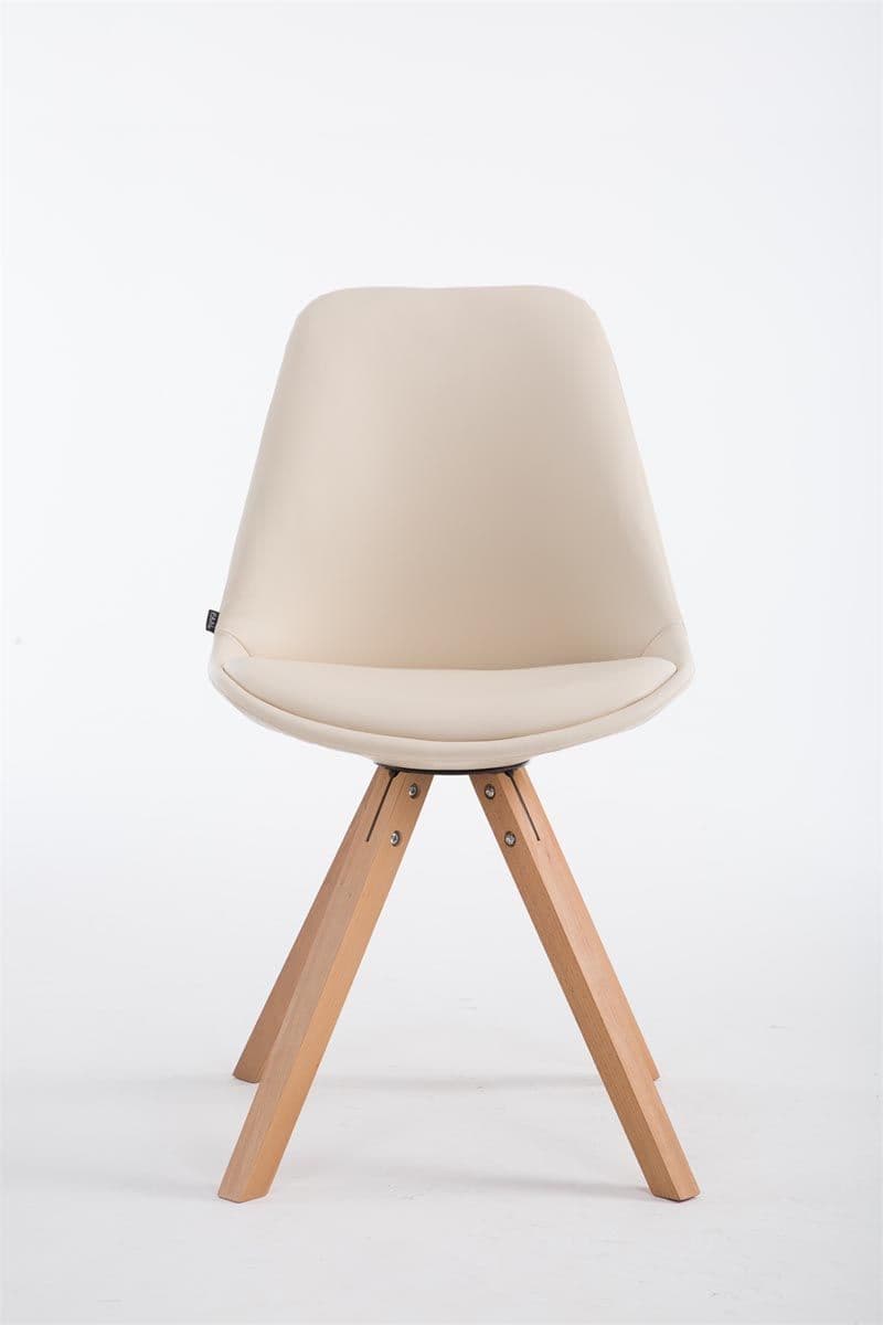 Besucherstuhl Laval Natura Square creme 