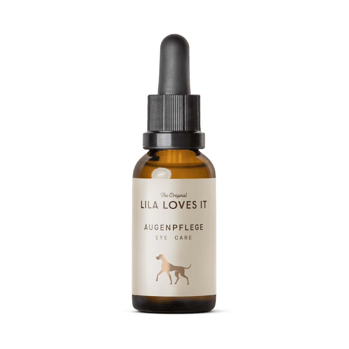 Lila Loves It Augenpflege  Braun für Welpen | für alle Hunde | keine Chemie | Naturprodukt | gegen Verschmutzungen und Tränenstein | regeneriert