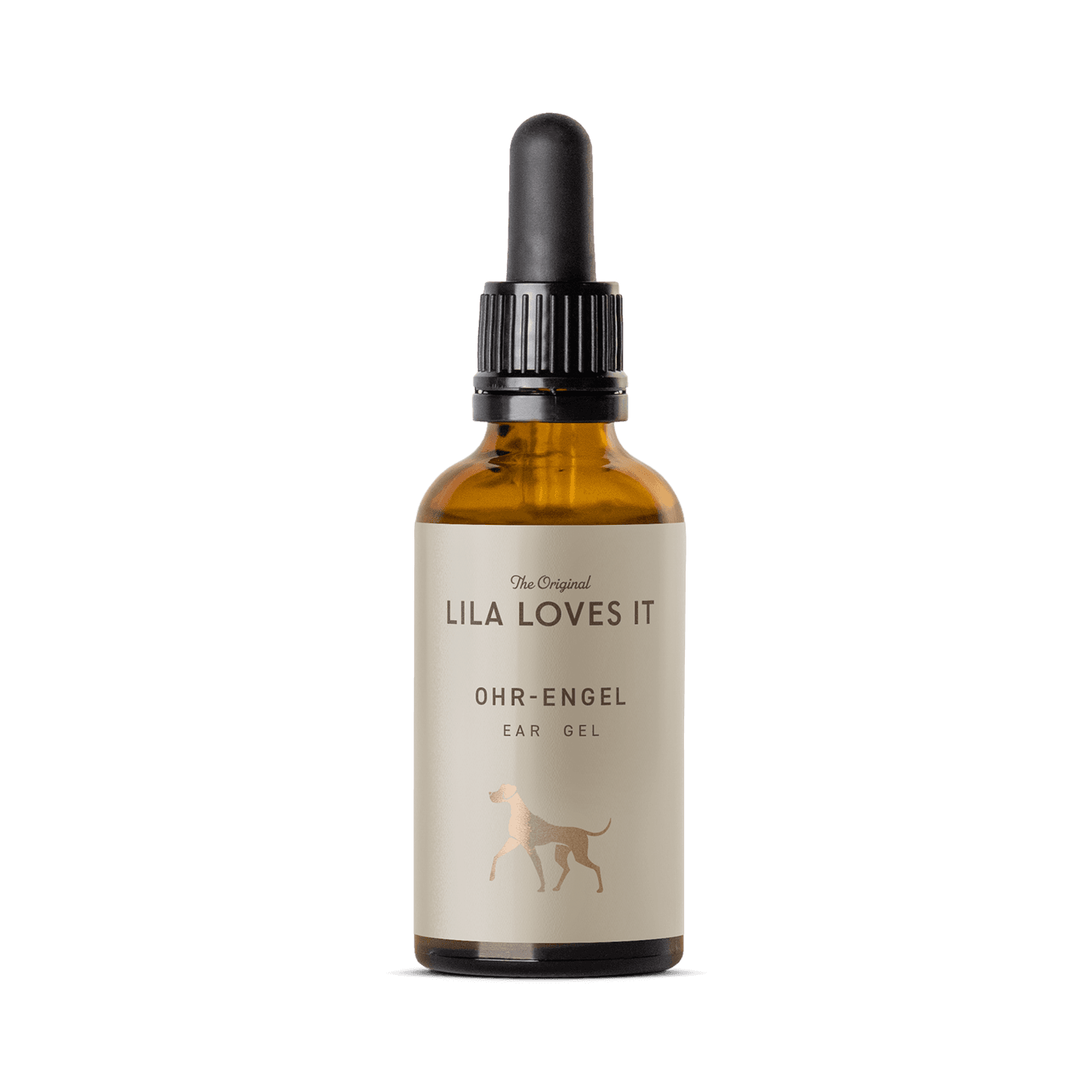 Lila Loves It Ohr-Engel  Braun für Welpen | für alle Hunde | pflegt und beruhigt | hilft bei leichter Entzündung | keine Chemie