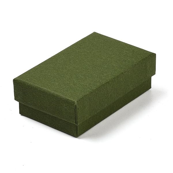 Schmuckaufbewahrungsboxen aus Karton und Papier mit Schwamm