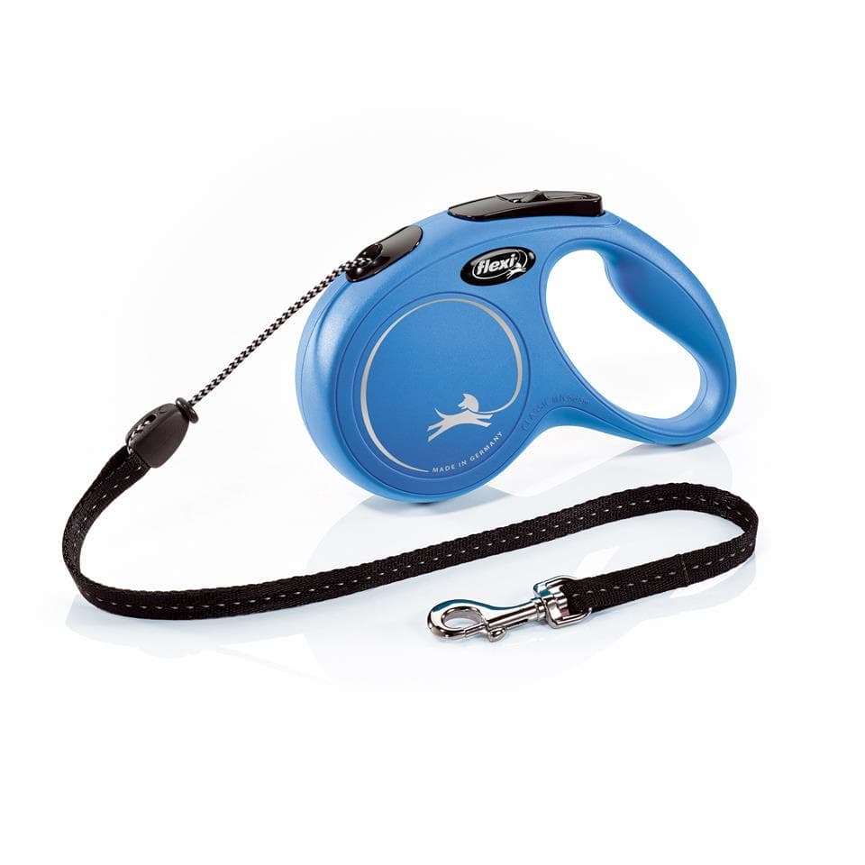 FLEXI New Classic Leine Größe M Schnur / bis 20 kg 5 m blau