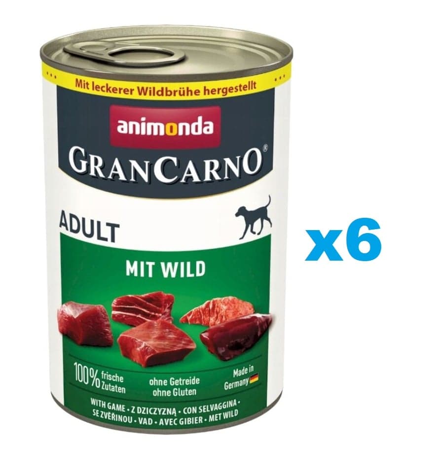 ANIMONDA GranCarno Adult Wildfleisch 6x400g
