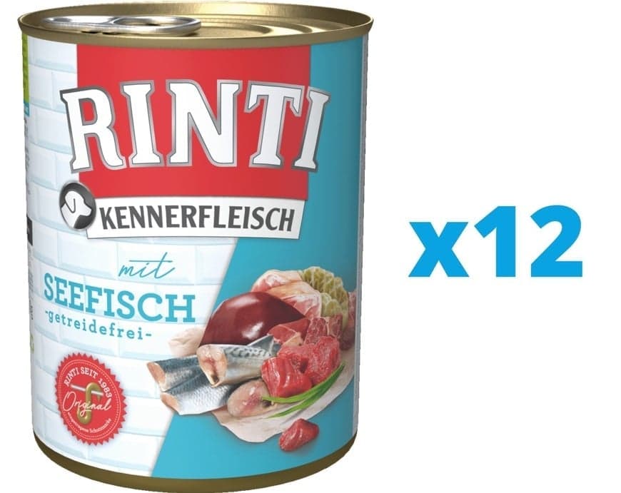 RINTI Kennerfleisch Seefisch 12 x 800 g
