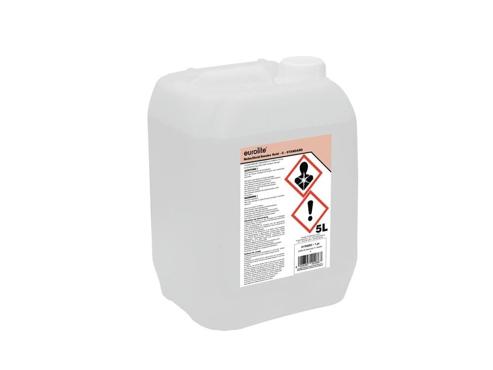 Nebelfluid | Eurolite | SMOKE FLUID -C- Standard | gebrauchsfertig | toxikologisch geprüft | 5 L | geruchslos | biologisch abbaubar | REACH-konform 