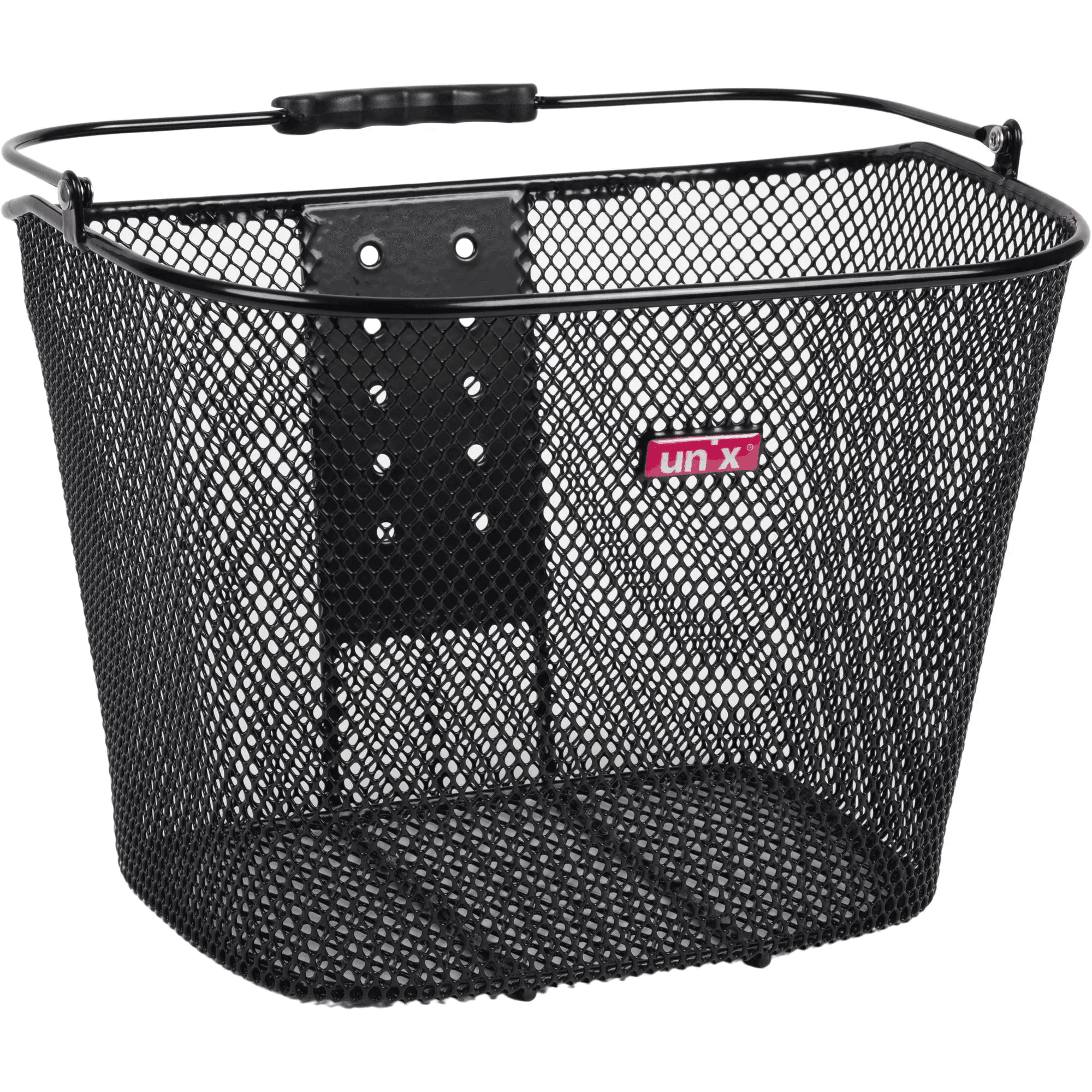 Unix ANTEO Fahrrad-Vorderkorb KLICKfix, schwarz, feinmaschig