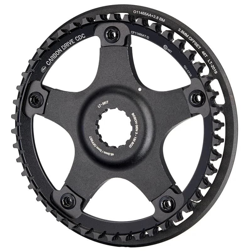 Gates Carbon Drive CDC Kettenrad 46T – 130BCD CenterTrack Riemenscheibe