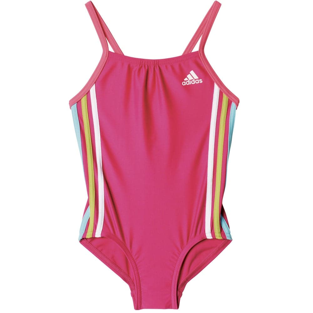adidas Performance Infinitex 3 Stripes Suit Kinder-Badeanzug Bold Pink