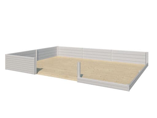 15mm Fußbodenpaket für Gerätehaus Modell Svendborg
