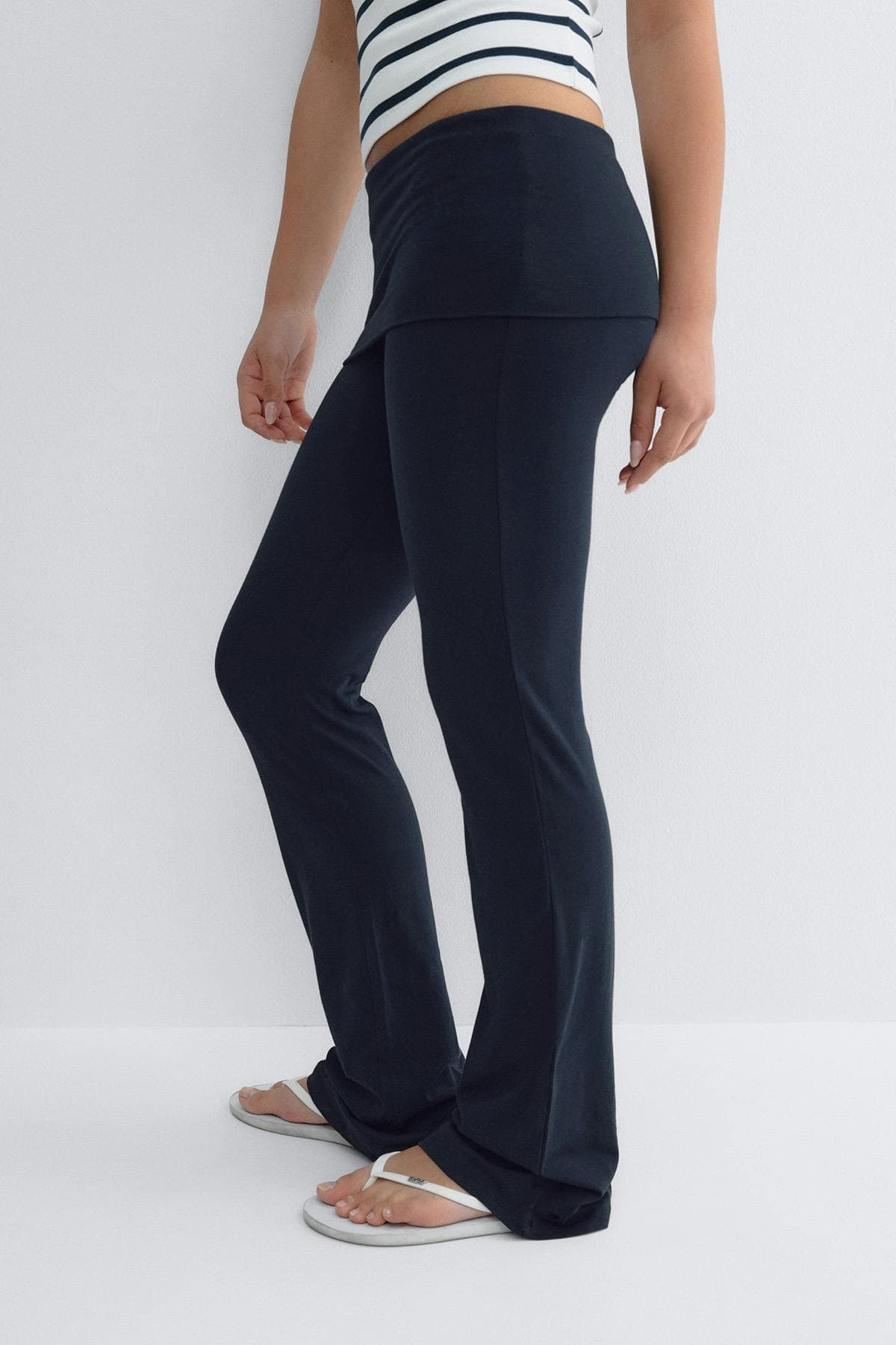 Gina Tricot - Y low waist yoga leggings - Yoga pants für Mädchen 9–14 Jahre - Blau - 170 - Mädchen
