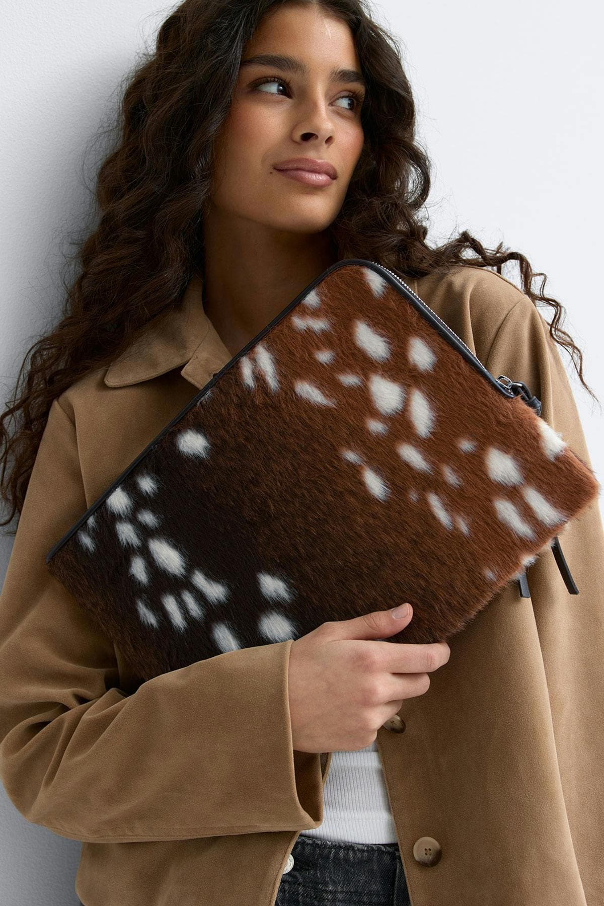 Gina Tricot - Hair - on laptop case - laptop sleeves - Weiß - ONESIZE - Dame