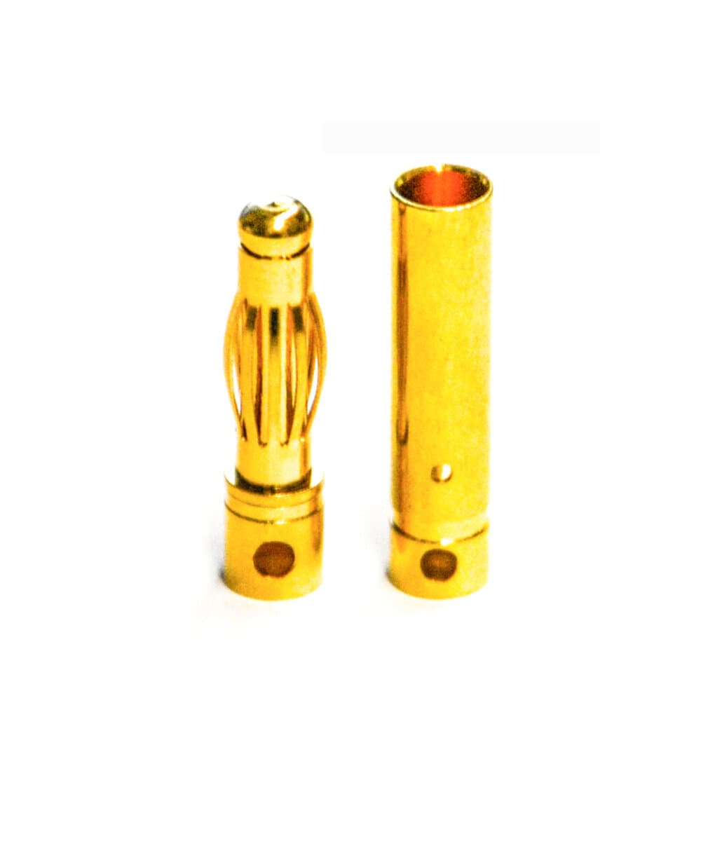 Goldkontaktstecker 4mm 10 Paar