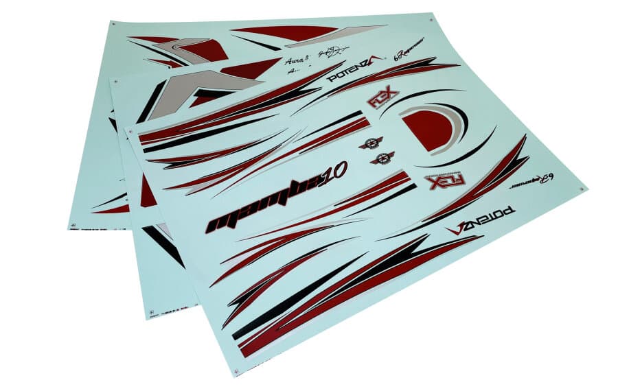 Flex Innovations Mamba 10 G2 Dekorsatz Rot