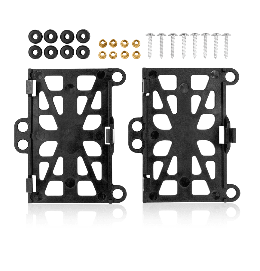Montagerahmen, 2 Stück mit Zubehör, für PowerPak