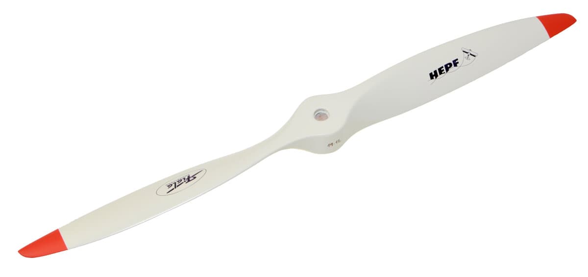 Fiala 2-Blatt 28x14 Verbrenner Holzpropeller - weiss