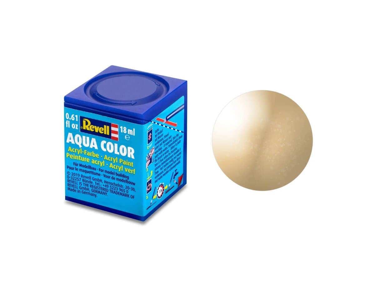 gold, metallic Aqua Color 18 ml