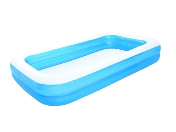 Bestway 54150, Aufblasbarer Pool, 850 l, Rechteckig, Vinyl, Blau, Weiß