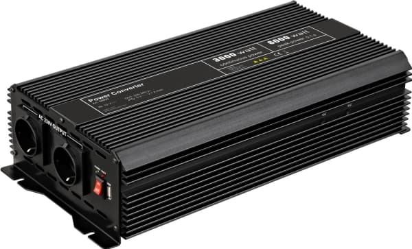 Goobay 58892, Universel, 12 - 13,8 V, 3000 W, 230 V, Sortieren, DC-zu-AC