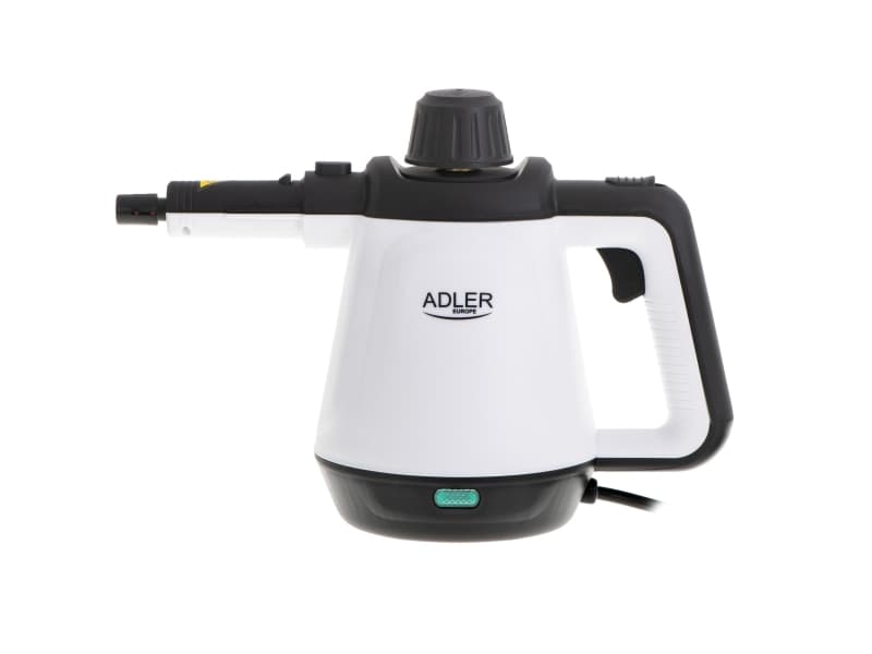 Adler AD 7038, Tragbarer Dampfreiniger, 0,45 l, Schwarz, Weiß, Tasten, 2,78 m, 0,33 m