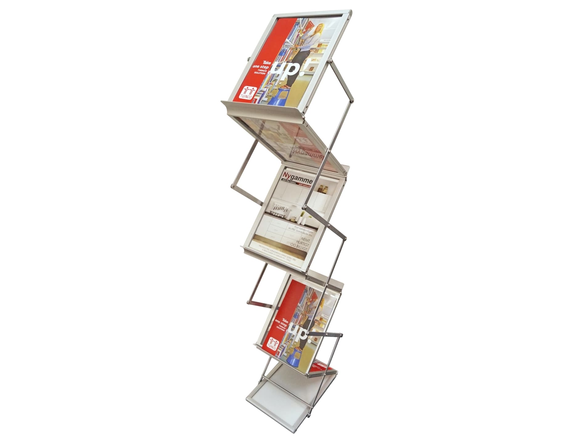 Bodenmodell Z-Shape A4, silber