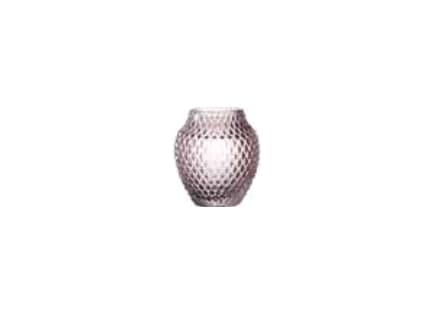LEONARDO Poesia, Becherförmige Vase, Glas, Pink, Tisch, Indoor, 110 mm