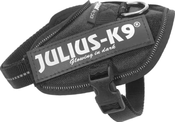Julius-K9 K9 IDC Geschirr, Gr. Baby 2, schwarz 33-45 cm