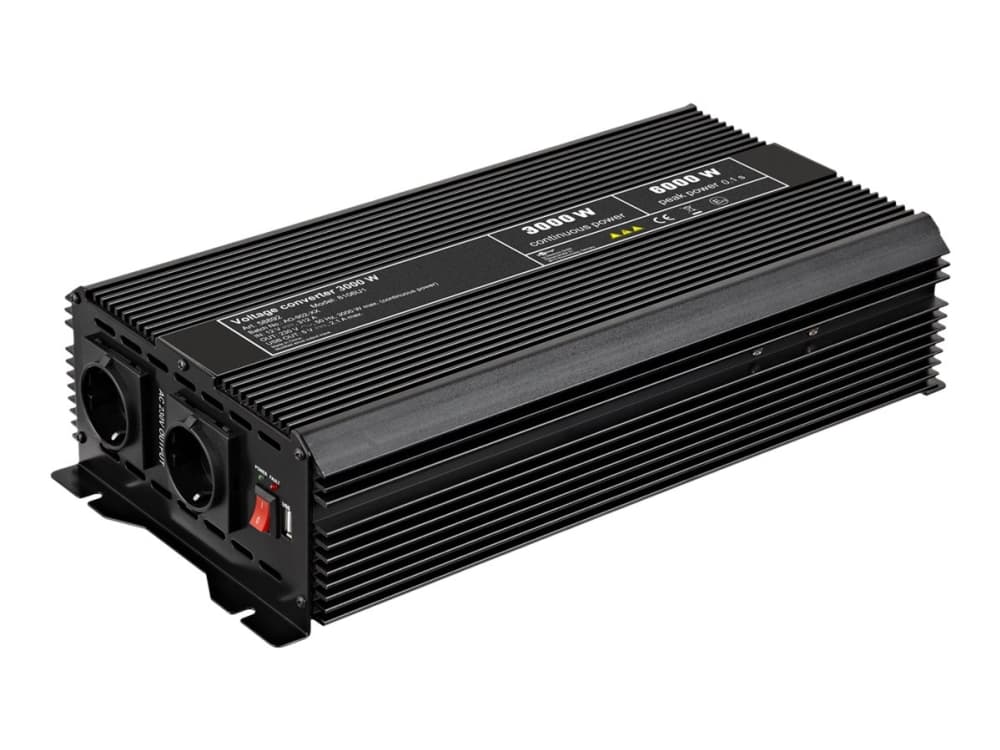 Goobay 58892 Netzteil & Spannungsumwandler 3000 W Schwarz (58892)