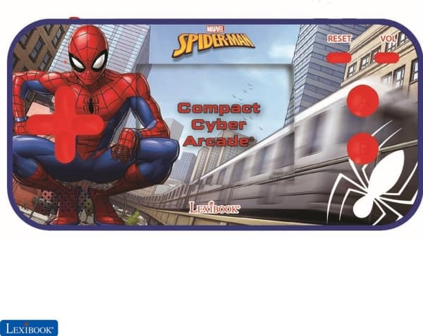 Lexibook - Spider-Man - Handheld-Konsole Compact Cyber Arcade(JL2367SP)