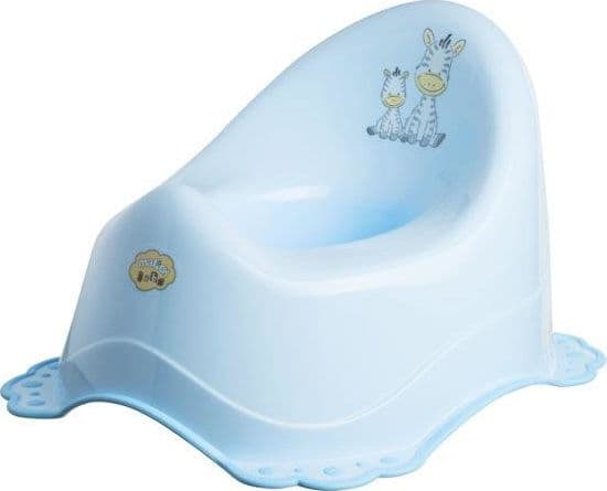 Tega Baby Töpfchen 2K Zebra blau/hellblau.