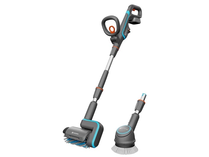 Gardena Kabelloser Flächenreiniger AquaBrush Universal 04/18V, Set