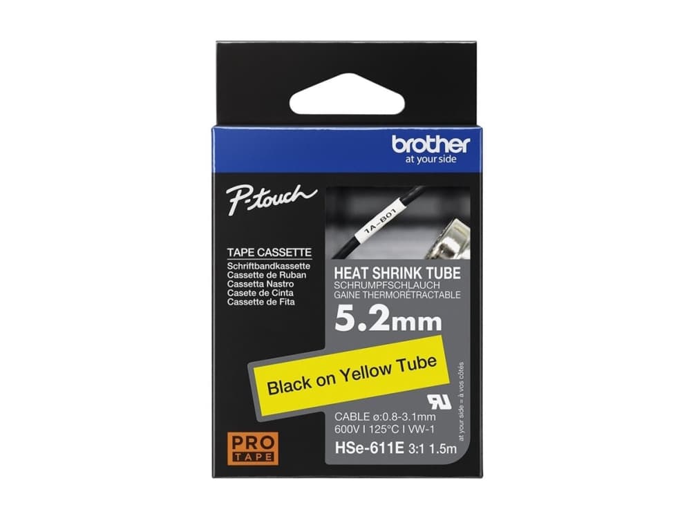 Brother HSE-611E, Gelb, China, Brother, 69 mm, 155 mm, 18 mm