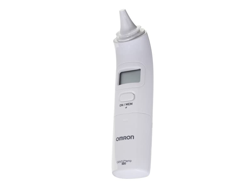 Omron Gentle Temp 520, Kontakt, Weiß, Ohr, °C, °F, 1 s, 9 Eintragungen