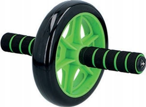 Dunlop Einzelrad-Trainingsroller für Bauchmuskeltraining (grün)