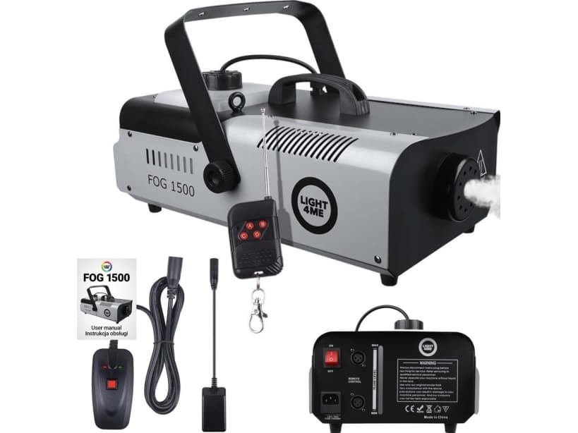 LIGHT4ME FOG 1500 Nebelmaschine Dunst mit Pilot