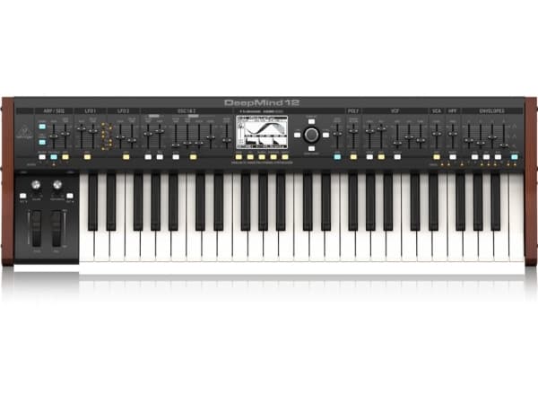 Behringer DEEPMIND 12, Analoger Synthesizer, Schwarz, Gleichstrom