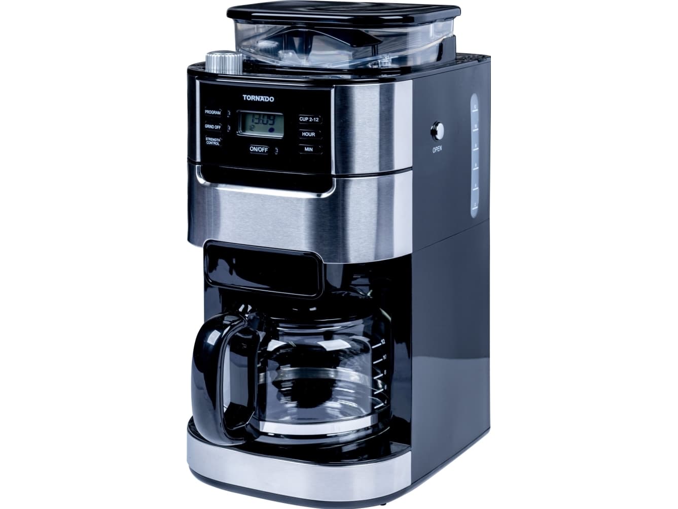TORNADO Filterkaffeemaschine TCM1025A-GS Schwarz