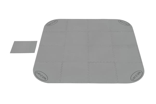 Bestway 60334, Bodenschutz, Grau, Polyethylen, Aufblasbarer Pool, Spa-Pool, Quadratisch, Flur