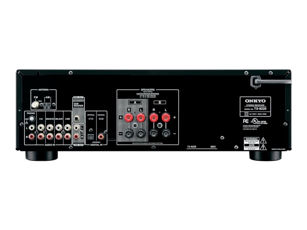 Onkyo TX-8220 Stereo-Verstärker, schwarz