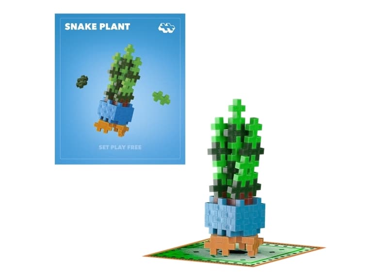 Plus-Plus Plant Packs - Snake plant