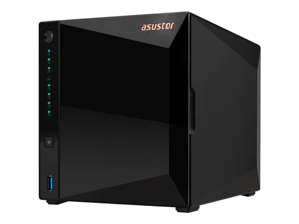 ASUSTOR Drivestor 4 Pro Gen2 AS3304T - V2 - NAS-Server - 4 Einschübe - RAID JBOD, 0, 1, 5, 6, 10 - RAM 2 GB - 2.5 Gigabit Ethernet - iSCSI