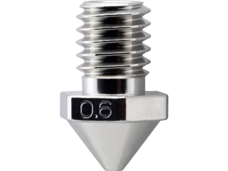 Micro-Swiss 3D-Düse passend für (3D-Drucker): FlashForge Guider 3, FlashForge Guider 3 Plus 0,6 mm Brass Plated Wear Resistant Nozzle M2610-06