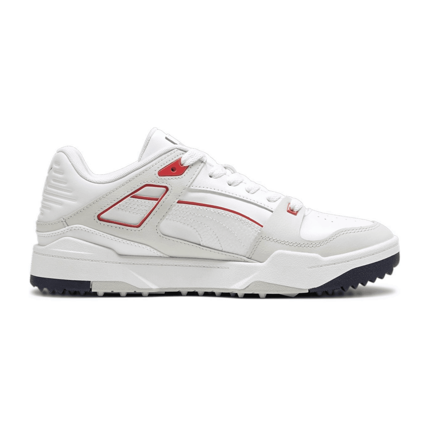 Puma Slipstream G Golfschuhe 04 - PUMA white/deep navy 47 für Herren, weiß, Größe 39 EU