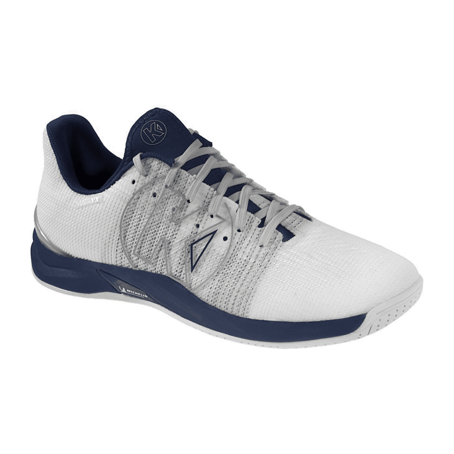 Uhlsport Kempa Game Changer Attack One 2.0 Handballschuhe Herren weiß/marine 41 für Herren, weiß, Größe 44 ½ EU / 10 UK