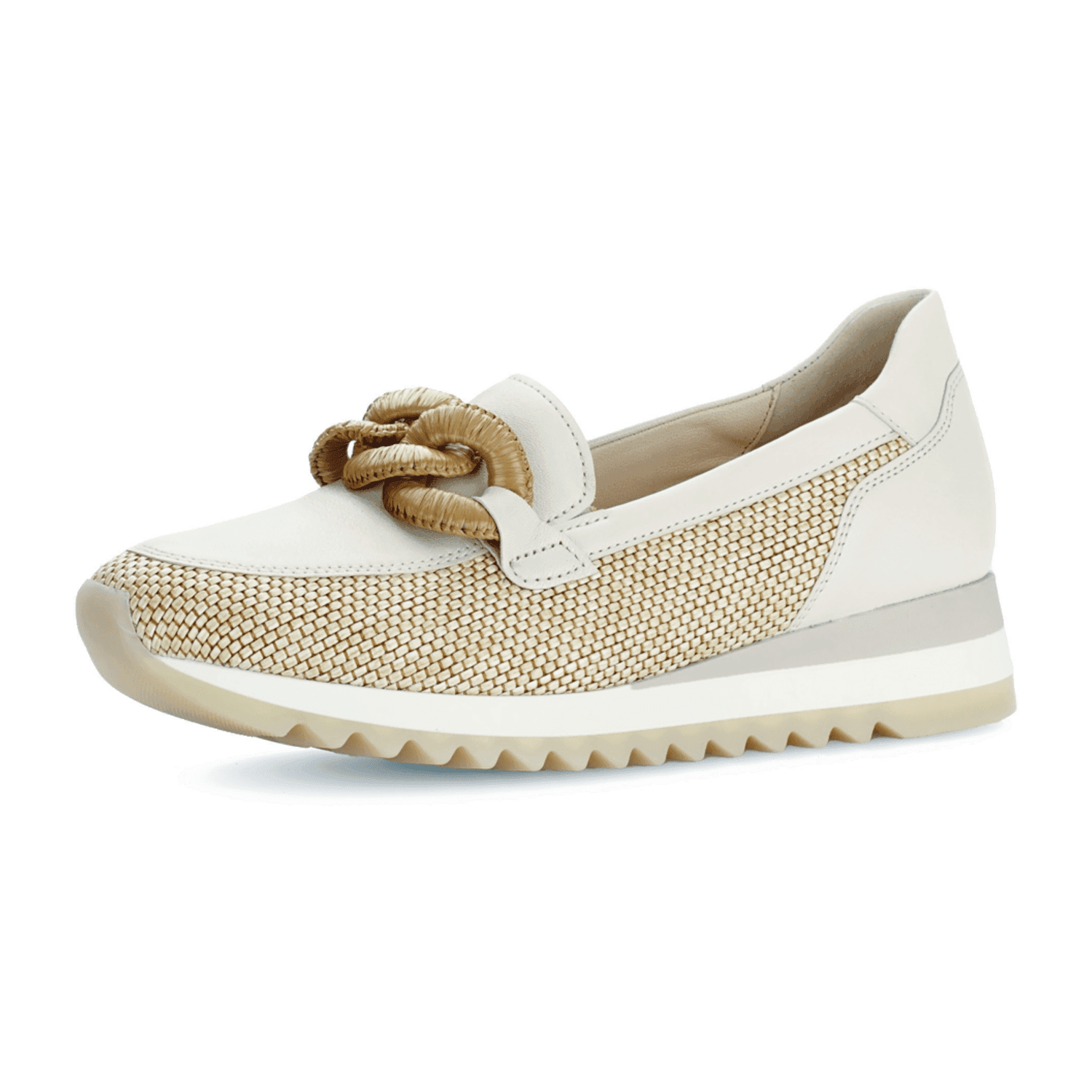 Gabor Halbschuhe für Damen, beige, Größe 40 ½ EU / 7 UK