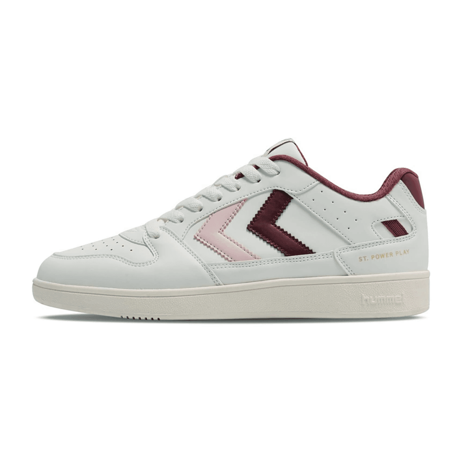 Hummel St. Power Play Sneaker Damen 9025 - white/faded denim 42 für Damen, weiß, Größe 41 EU
