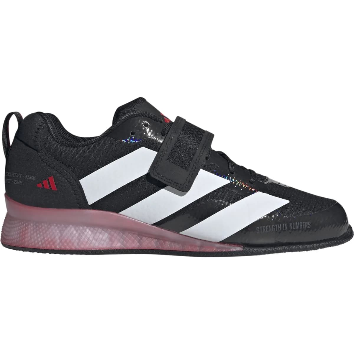 Adidas Adipower 3 Gewichtheberschuh Trainingsschuhe, schwarz, Größe 45 ⅓