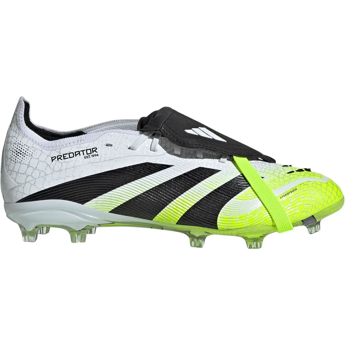 Adidas Predator Elite Fold-Over Tongue FG Kinder Nockenschuhe, weiß, Größe 36 ⅔