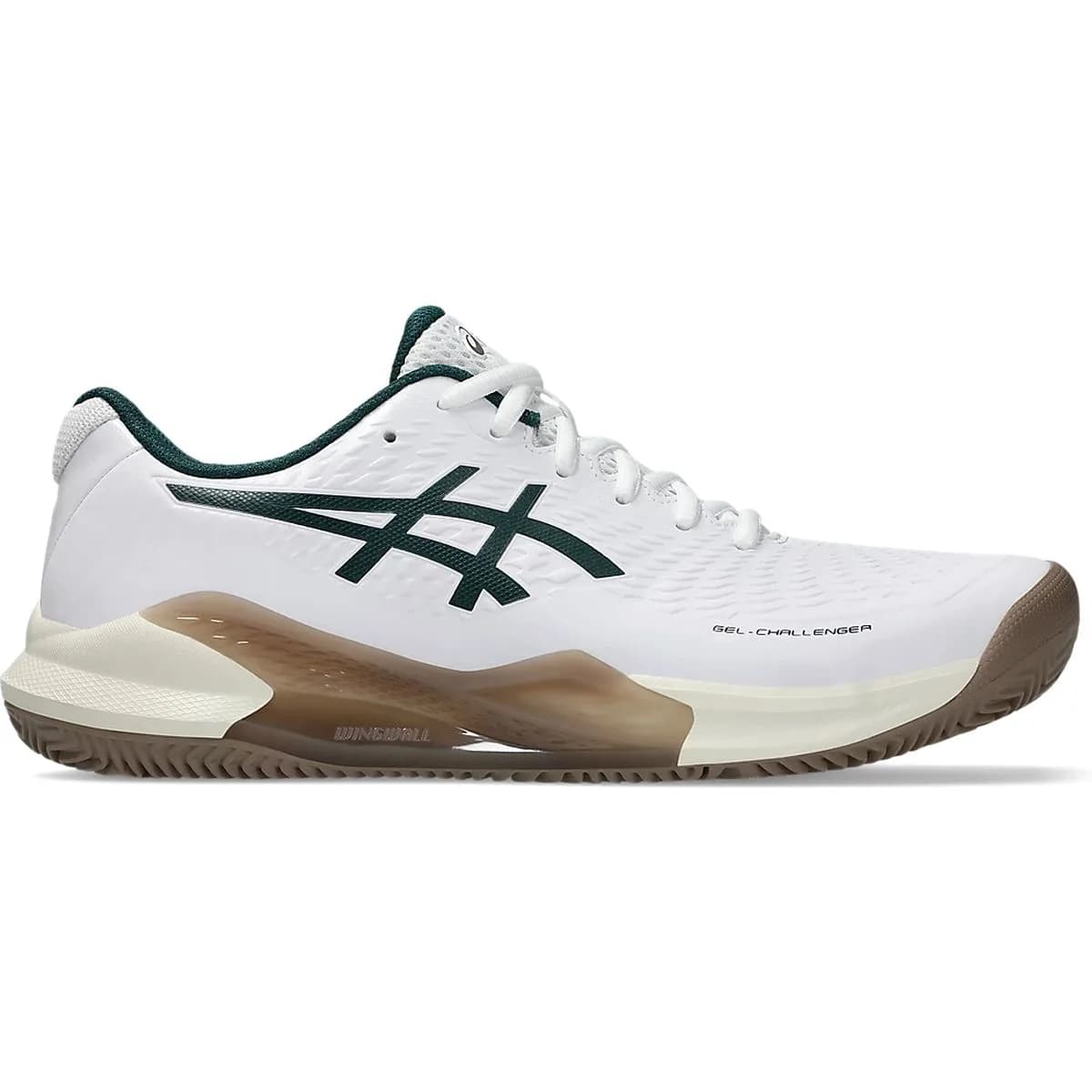 Asics Gel-Challenger 14 Clay Herren Tennisschuhe, weiß, Größe 42 ½