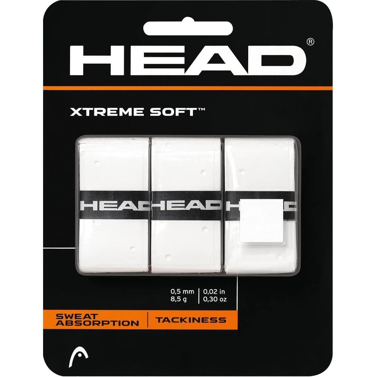 Head Xtremesoft Grip 3 Pcs Pack (Overgri Griffband, weiß