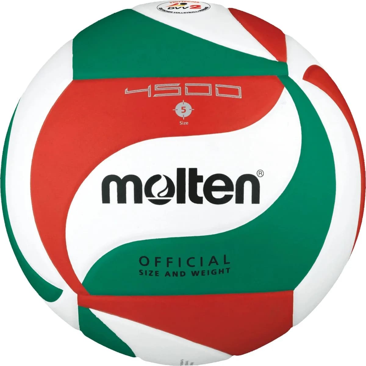 Molten V5M4500-DE Basketball, weiß