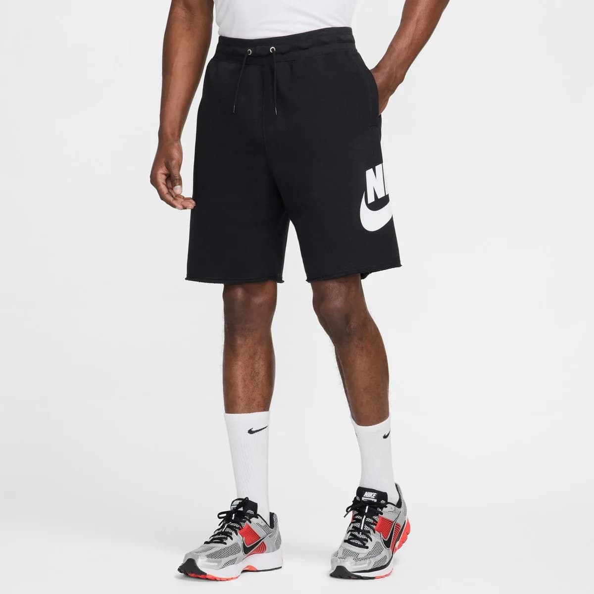 Nike French Terry Alumni Herren Shorts, schwarz